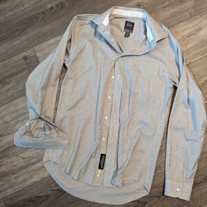 Jos. A. Bank Slim Fit 15 1/2 - 34 Dress Shirt Long Sleeve Travel Tech